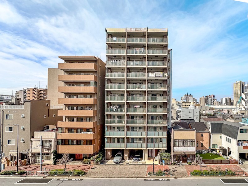 スカイコート両国　5階南西角住戸 外観