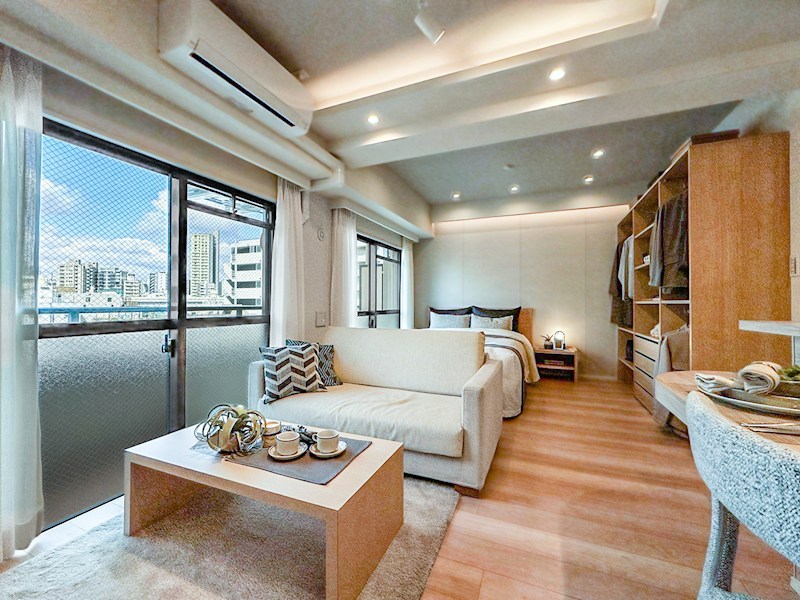 スカイコート両国　5階南西角住戸 外観