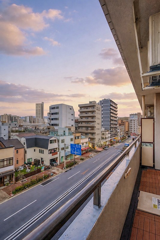 スカイコート両国　5階南西角住戸 外観