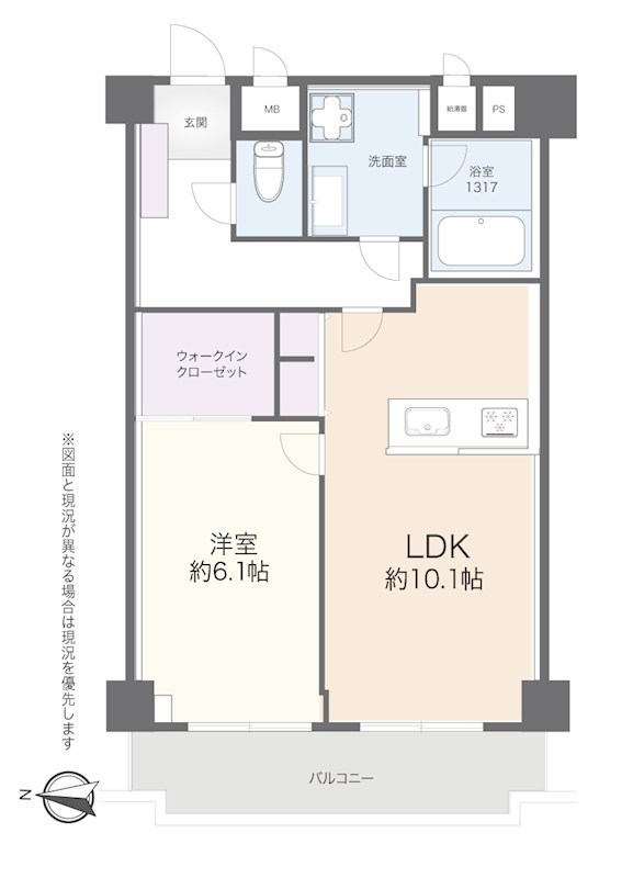 サンハイツ両国 間取り図