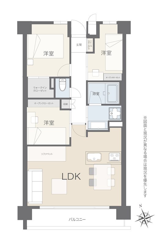 サンヴェール門前仲町 間取り図