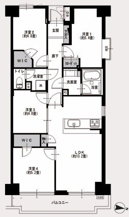 グランドメゾン錦糸町 間取り図