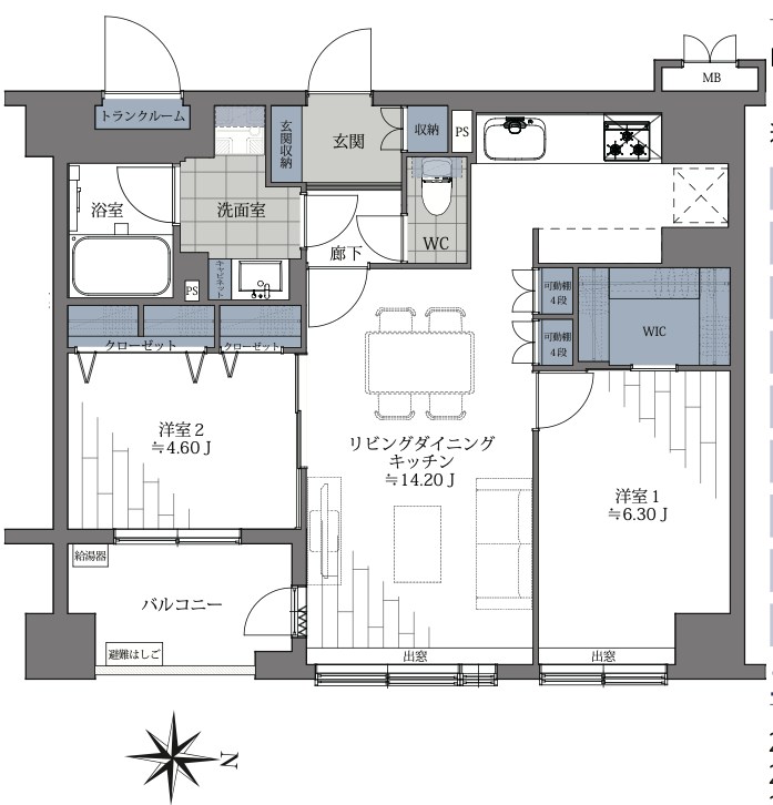 ブライドスクエア 間取り図