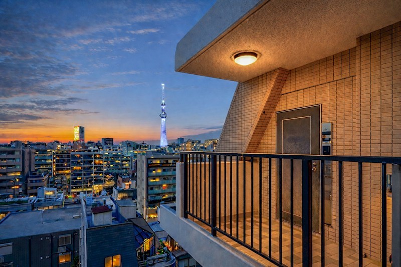 アルシェ菊川　最上階３方向角住戸 外観