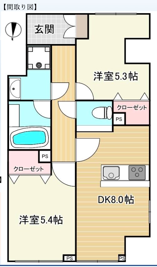 ヴォーガコルテ両国 間取り図