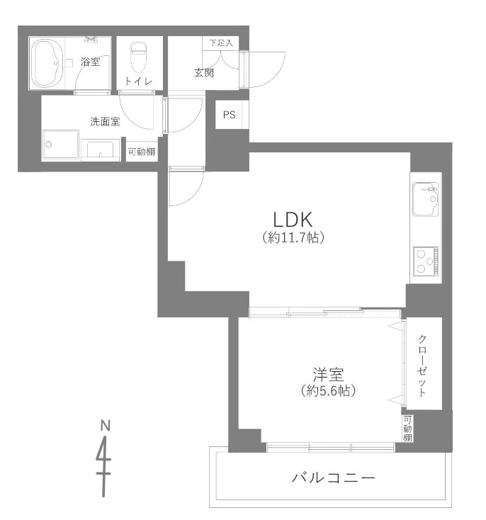 ハイツ両国駅前 間取り図