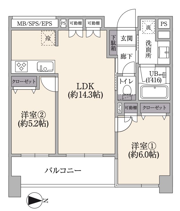 サンクタス森下 間取り図