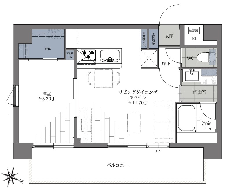 ガラ・ステージ日本橋 間取図・土地図