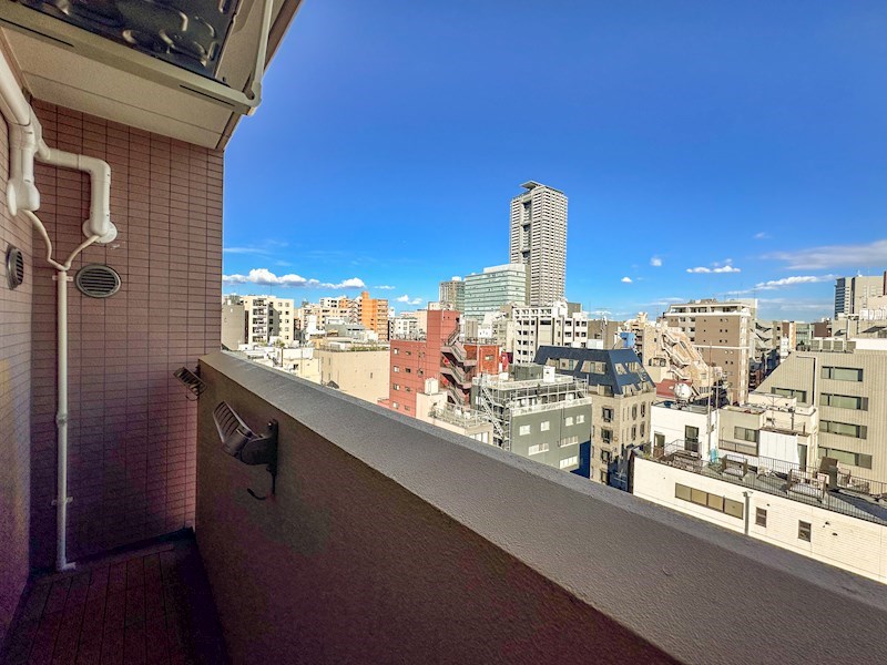メインステージ日本橋人形町 10階南東角住戸 現地写真（バルコニー）