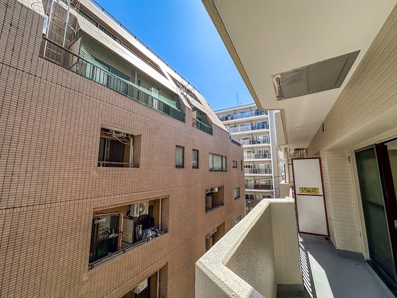 キャッスルマンション両国B号棟　5階角住戸 現地写真（バルコニー）