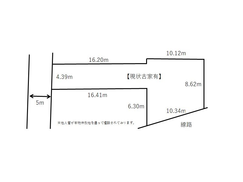 大阪市淀川区新高2丁目売り土地 間取り図