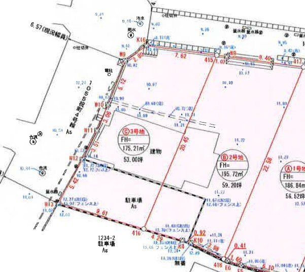 福岡県北九州市八幡東区祝町２丁目 間取図・土地図