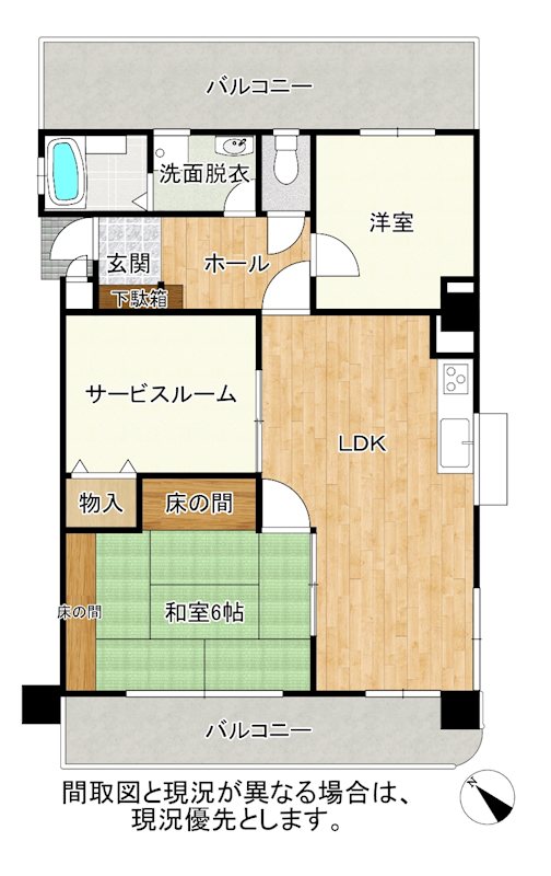 ソリーナ青山 間取図・土地図