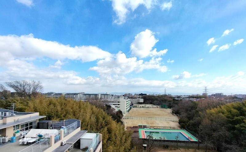 ユニーブル高野台北 現地写真（バルコニー）