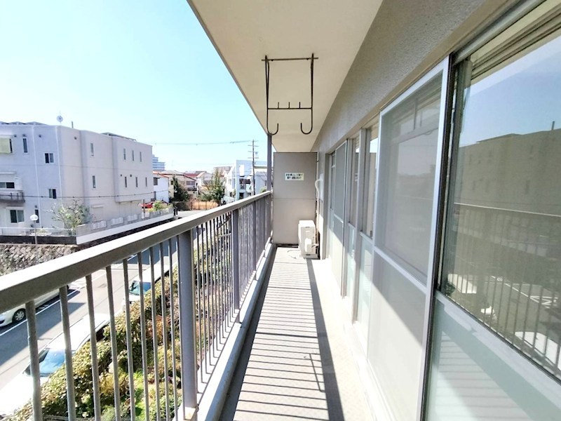 北摂マンション 現地写真（バルコニー）
