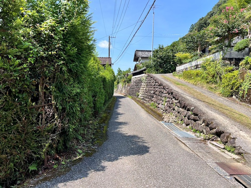 香美市香北町永野　売土地 現地写真（前面道路含む現地写真）