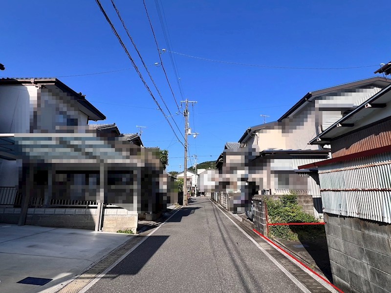 高知市十津３丁目　売土地 現地写真（前面道路含む現地写真）