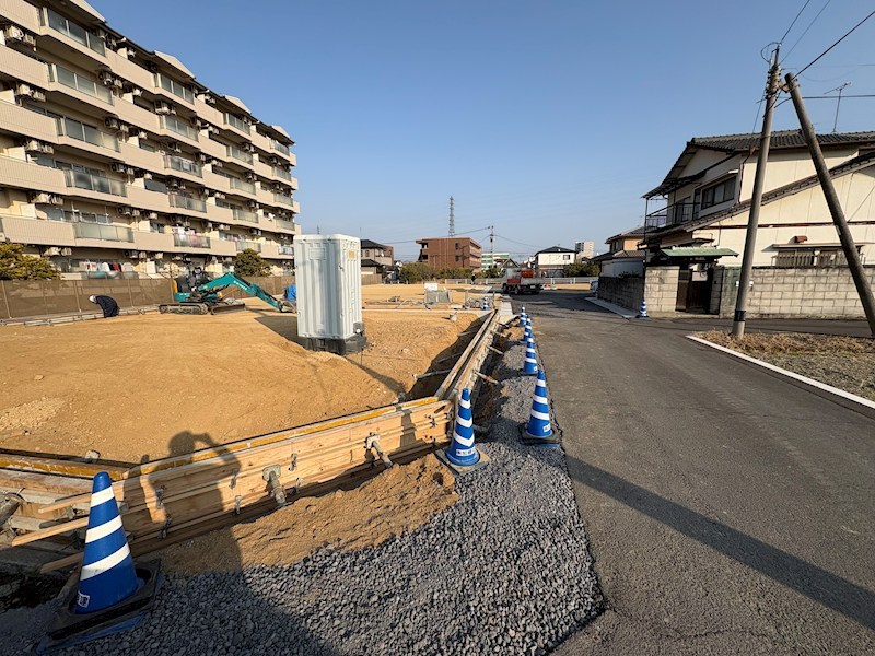 F-TOWN太田下町　A号地 現地写真（前面道路含む現地写真）