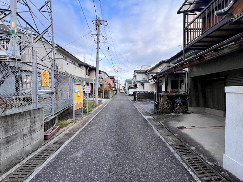 高知市薊野西町1丁目　売土地 現地写真（前面道路含む現地写真）