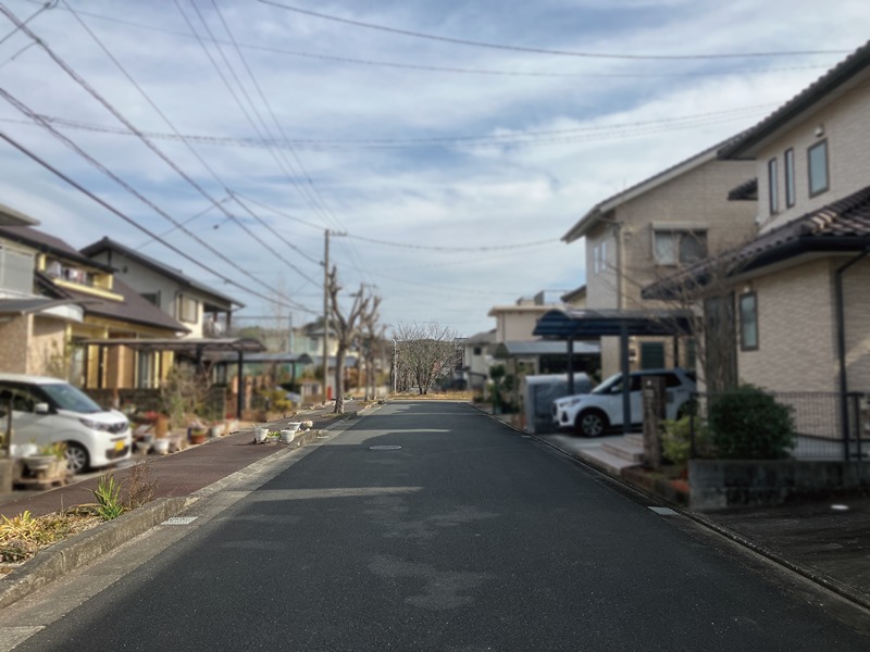 長浜蒔絵台１丁目　中古戸建 現地写真（前面道路含む現地写真）