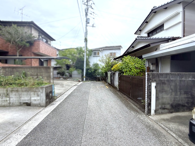 【9/15新着】高知市福井東町　売土地 現地写真（前面道路含む現地写真）