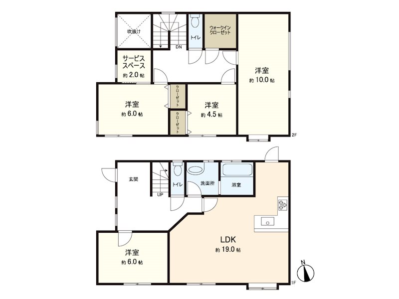 逸見が丘　戸建 間取り図