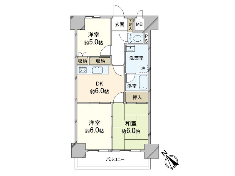 中央ハイツ 間取り図