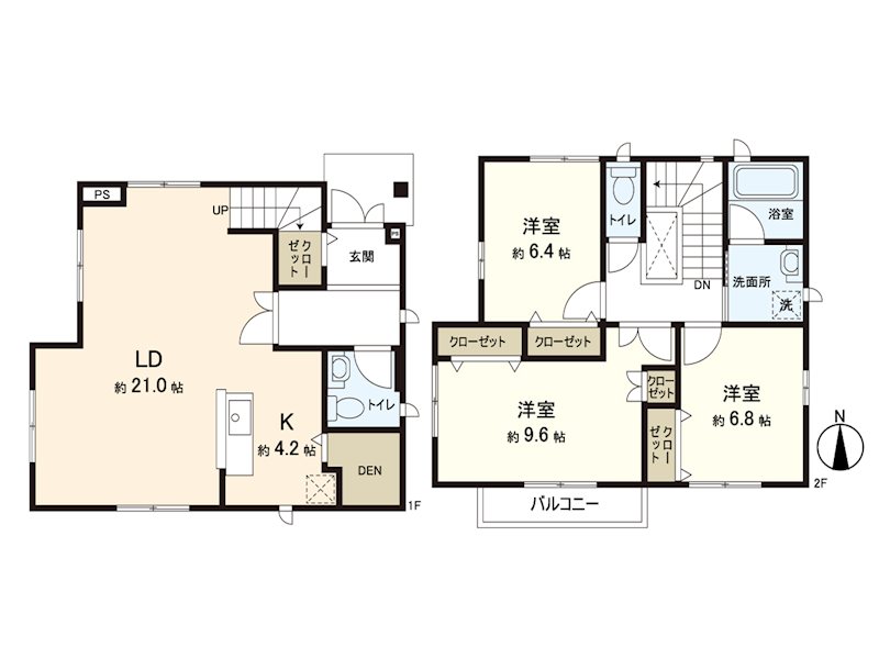 佐島の丘1丁目 戸建 間取り図
