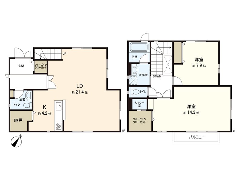 佐島の丘2丁目　戸建 間取り図