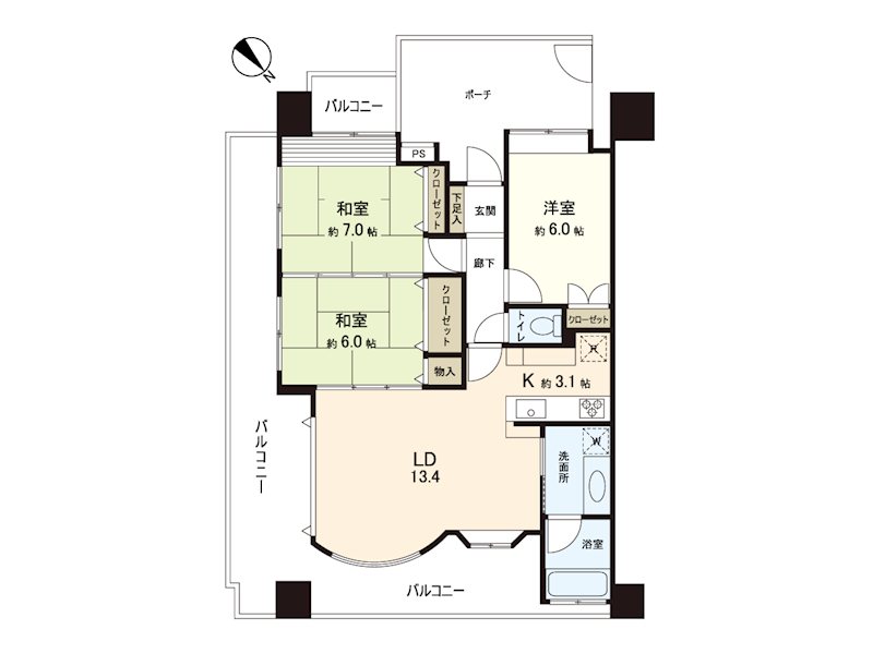 神奈川県横須賀市小川町27-18 間取図・土地図
