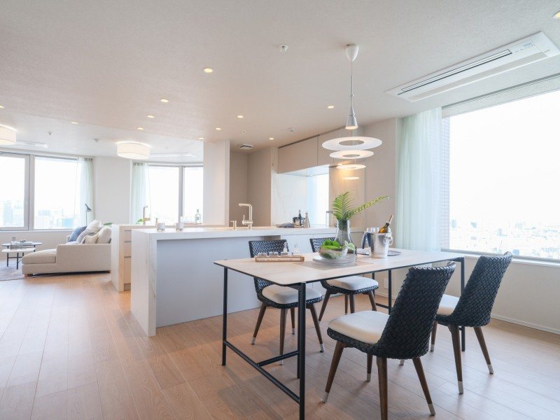 センチュリーパークタワー 内観写真（リビング）