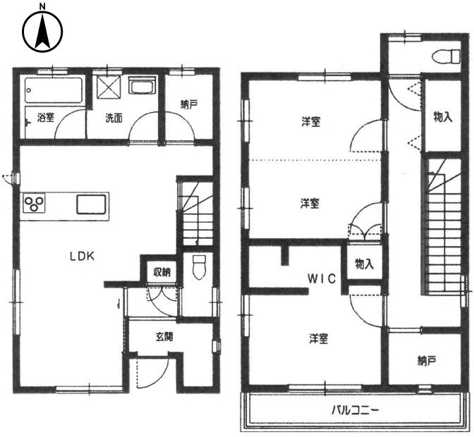 愛知県清須市須ケ口 間取図・土地図
