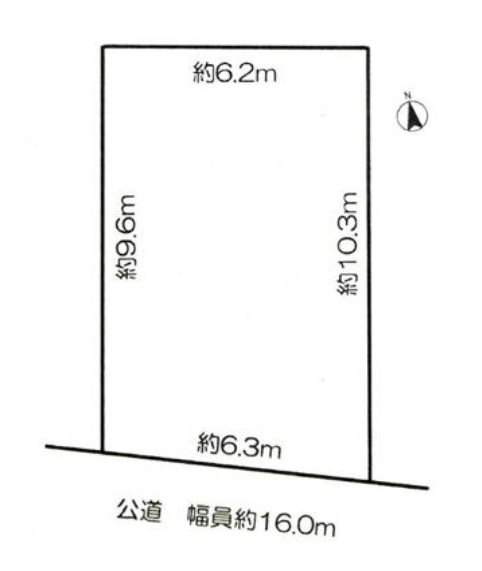 熊之庄江川　売地 間取図・土地図
