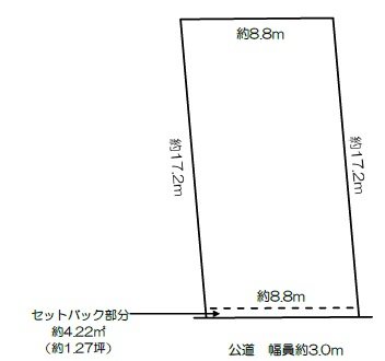 熊之庄十二社　売地 間取図・土地図