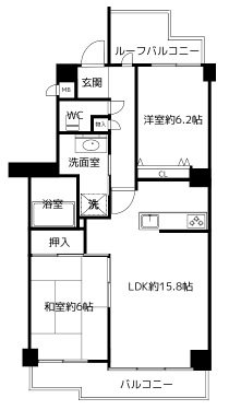 荘苑江南 間取図・土地図