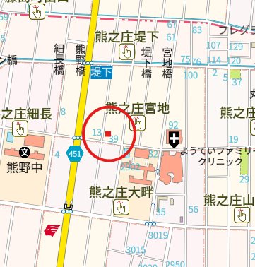熊之庄宮地　売地 間取図・土地図
