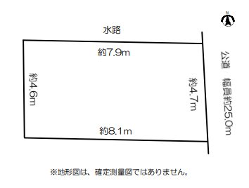西之保青野　売地 間取図・土地図