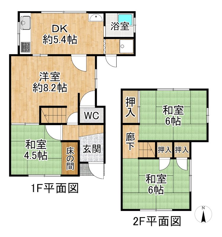 愛知県名古屋市西区浮野町 間取図・土地図