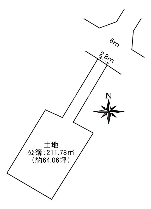 愛知県名古屋市熱田区南一番町 間取図・土地図