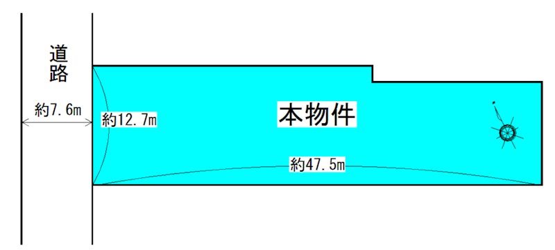 【会員限定】鈴鹿市郡山町　土地 間取図・土地図