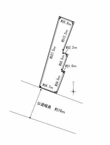 【会員限定】神戸６丁目　土地 間取図・土地図