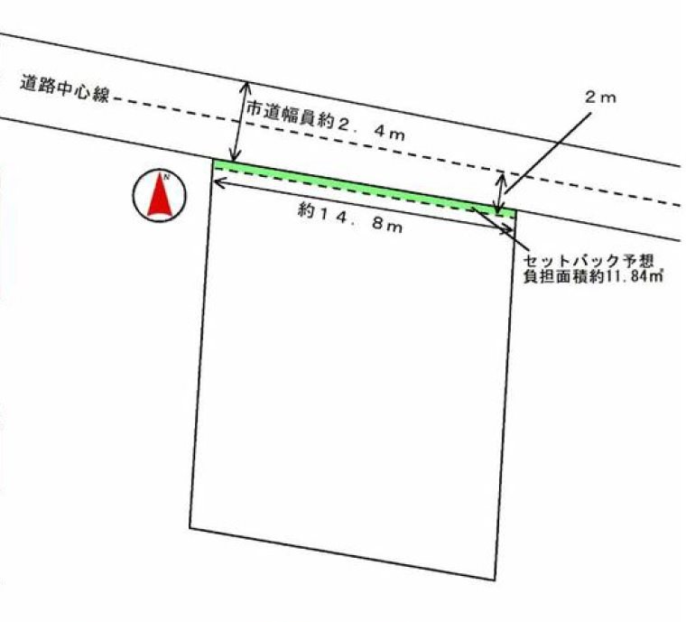 【会員限定】鈴鹿市稲生塩屋2丁目　土地 間取図・土地図