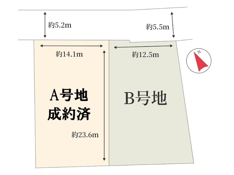 ラバンテ小社町B号地　土地 間取図・土地図