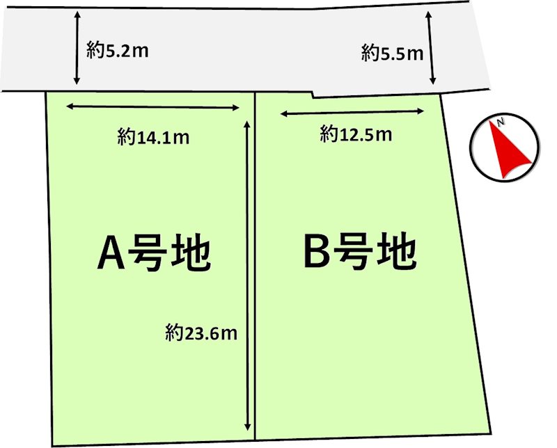 ラバンテ小社町B号地　土地 間取図・土地図