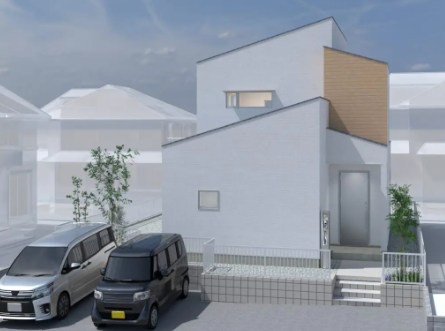 亀山市川合町 中古戸建 181.88㎡ 完成予想図（外観）
