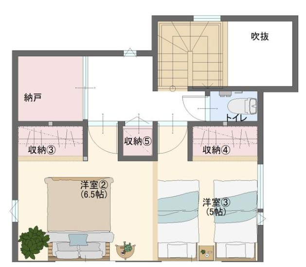 亀山市川合町 中古戸建 181.88㎡ 間取図・土地図