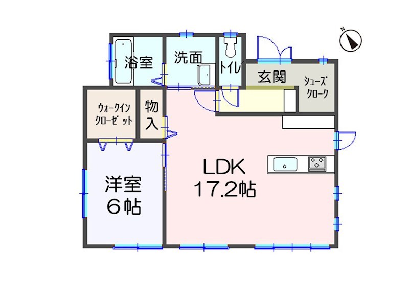鈴鹿市稲生塩屋1丁目 中古戸建 間取図・土地図