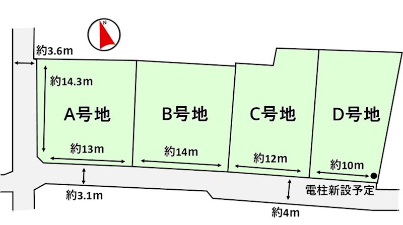 ラバンテ稲生ⅡC号地 間取図・土地図