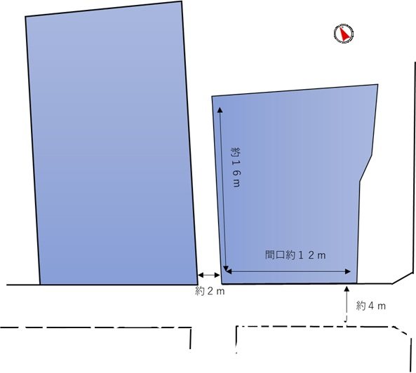 三重県四日市市楠町南五味塚 間取図・土地図