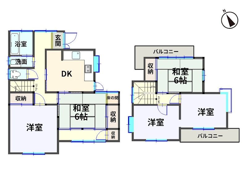三重県鈴鹿市江島町 間取図・土地図